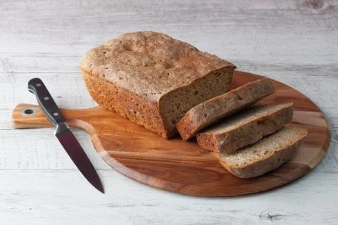 Homemade dark rye bread Stock Photos
