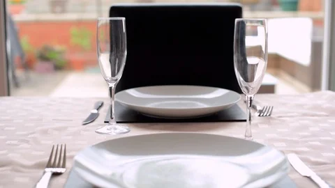 Homemade Dinner for Two Stock Footage 93994127