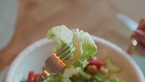 Homemade dish with fresh ingredients. Rustic table presents hearty seasonal Stock Footage 333473112