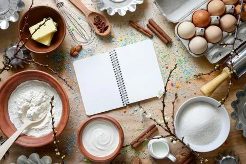 Homemade Easter bakery Stock Photos