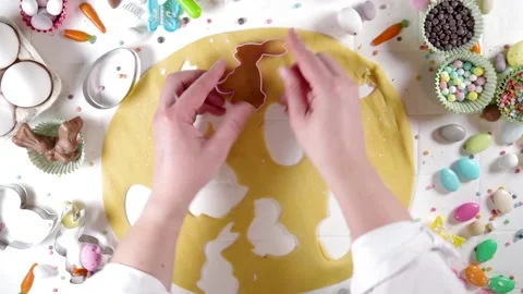 Homemade Easter baking Stock Footage 170434759