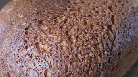 Homemade Fresh Soft Bread Closeup Stock Footage 132212211