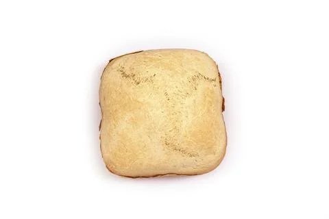 Homemade fresh white bread, cooked in a bread maker. Stock Photos