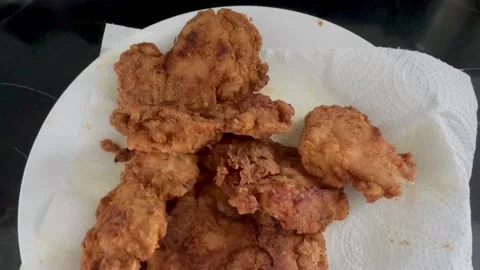 Homemade Fried chicken Stock-Footage 234586492