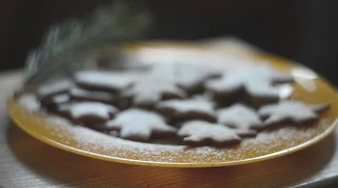 Homemade gingerbread cookie Vidéo 60817926