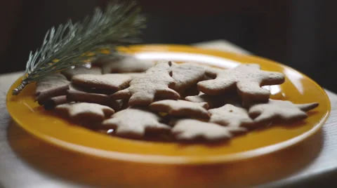 Homemade gingerbread cookie Vidéo 60818050