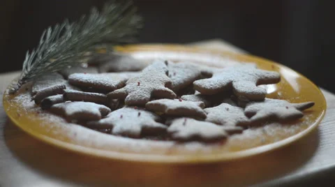 Homemade gingerbread cookie Vidéo 60818072