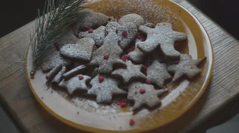 Homemade gingerbread cookie Vidéo 60818321