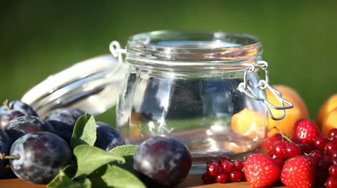 Homemade jam. Stock Footage 23733493