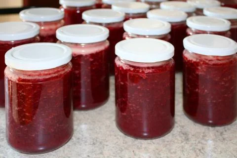Homemade jam Foto stock