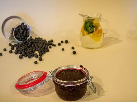 Homemade jam. Stock Photos