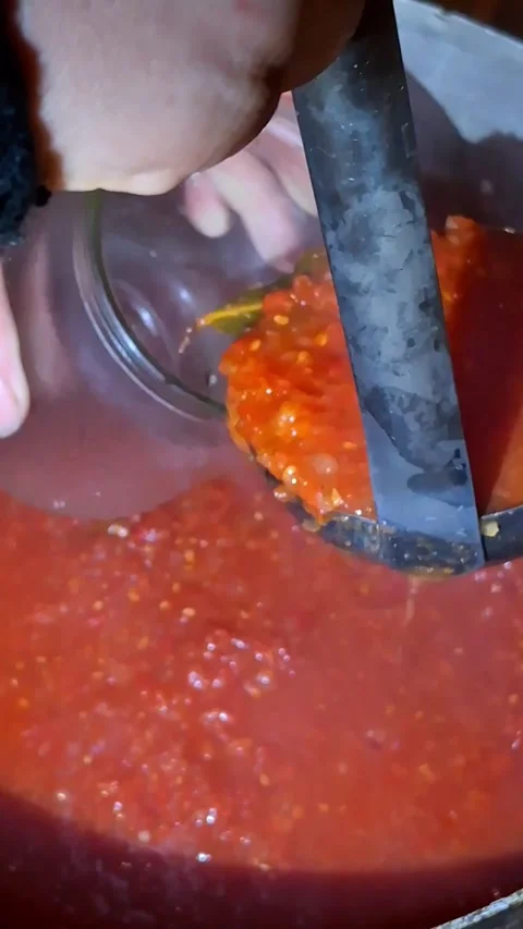 Homemade ketchup Stock-Footage 344480054
