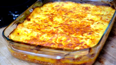 Homemade lasagne Stock Footage 246799412