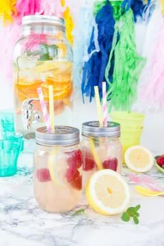 Homemade lemonade Foto stock