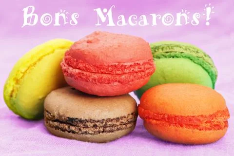 Homemade macaroons Stock-Illustration