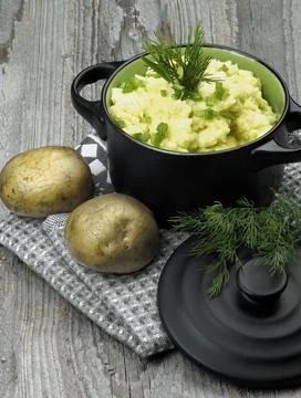 Homemade Mashed Potato Stock Photos