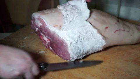 Homemade meat preparations Stock Footage 86102082