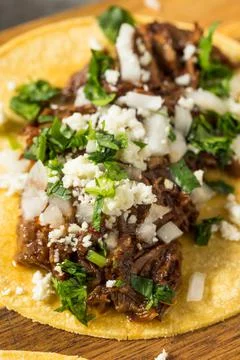 Homemade Mexican Shredded Beef Tacos Stock Photos
