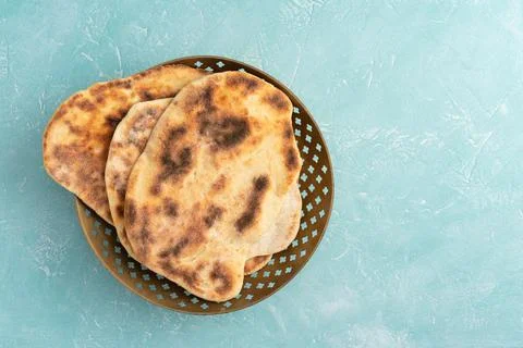 Homemade naan bread Stock Illustration