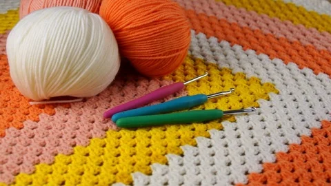 Homemade needlework Stock Footage 105281015