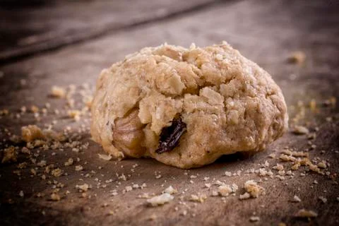 Homemade nut cookie Stock Photos