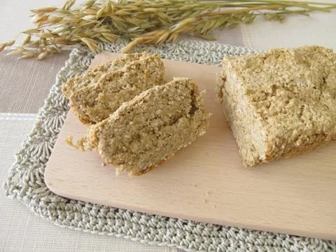Homemade oat bread Stock Photos