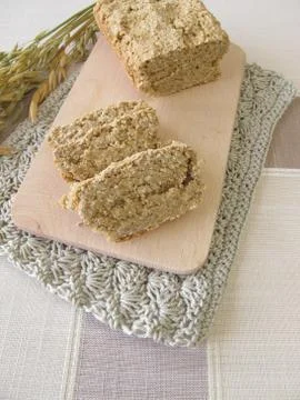 Homemade oat bread Stock Photos