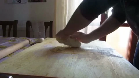 Homemade pasta Stock Footage 189779676