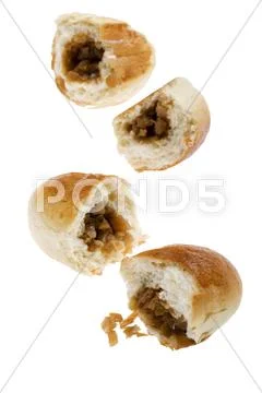 Homemade patty close up Stock Photos