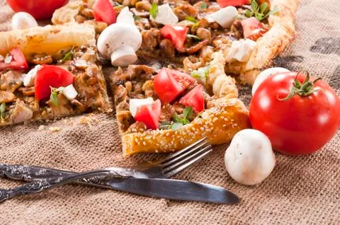 Homemade pie Stock Photos