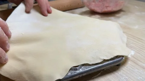 Homemade Pie Preparation Stock Footage 319021176