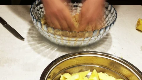 Homemade pie preparation timelapse Stock-Footage 82732384
