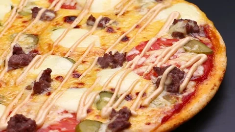 Homemade pizza Stock Footage 210481631