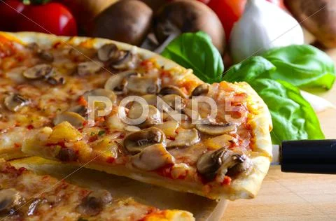 Homemade pizza Stock Photos