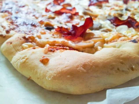 Homemade pizza Stock Photos