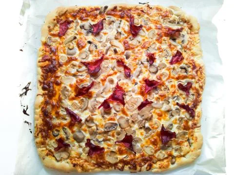 Homemade pizza Stock Photos