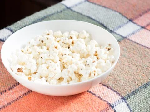 Homemade popcorn Stock Photos