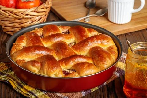 Homemade Raspberry Pie Stock Photos