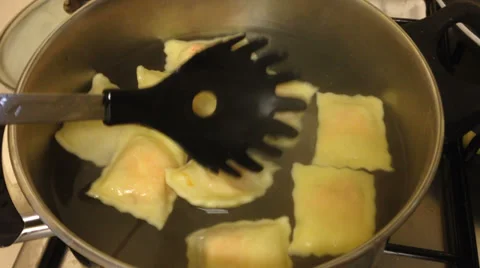 Homemade Ravioli Stock Footage 35973577