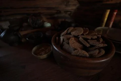 Homemade rye bread Stock Photos