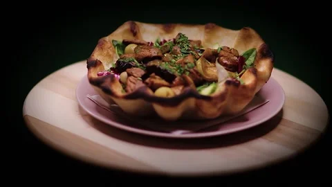 Homemade salad Stock Footage 152959918