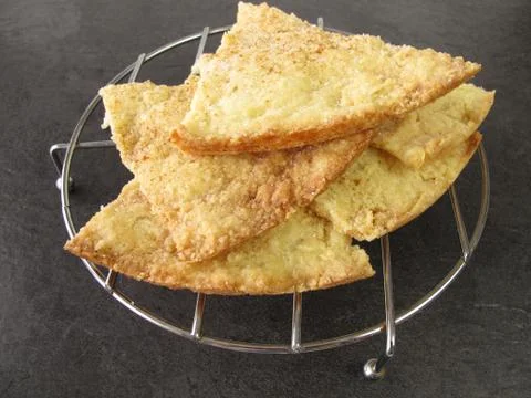 Homemade shortbread cake Stock Photos
