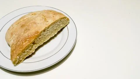 Homemade simple bread Stock Photos