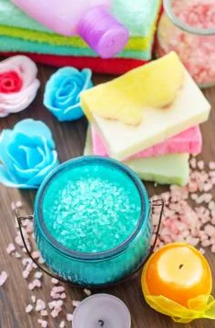 Homemade soap Stock Photos