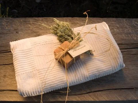 Homemade soap Stock Photos