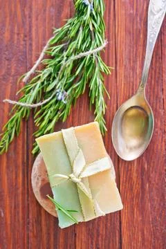 Homemade soap Stock Photos
