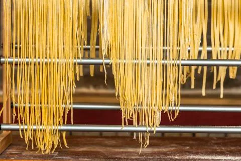 Homemade spaghetti Stock Photos