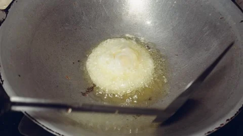 Homemade sunny side up eggs Stock Footage 270544381