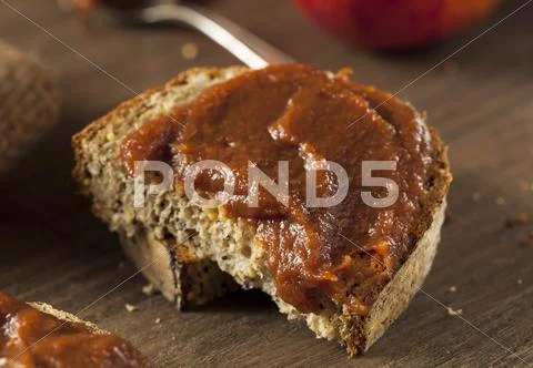 Homemade Sweet Apple Butter Stock Photos