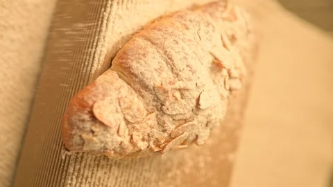 Homemade sweet bread on a rustic background. Fresh sweet bakery. Stock Footage 158115055